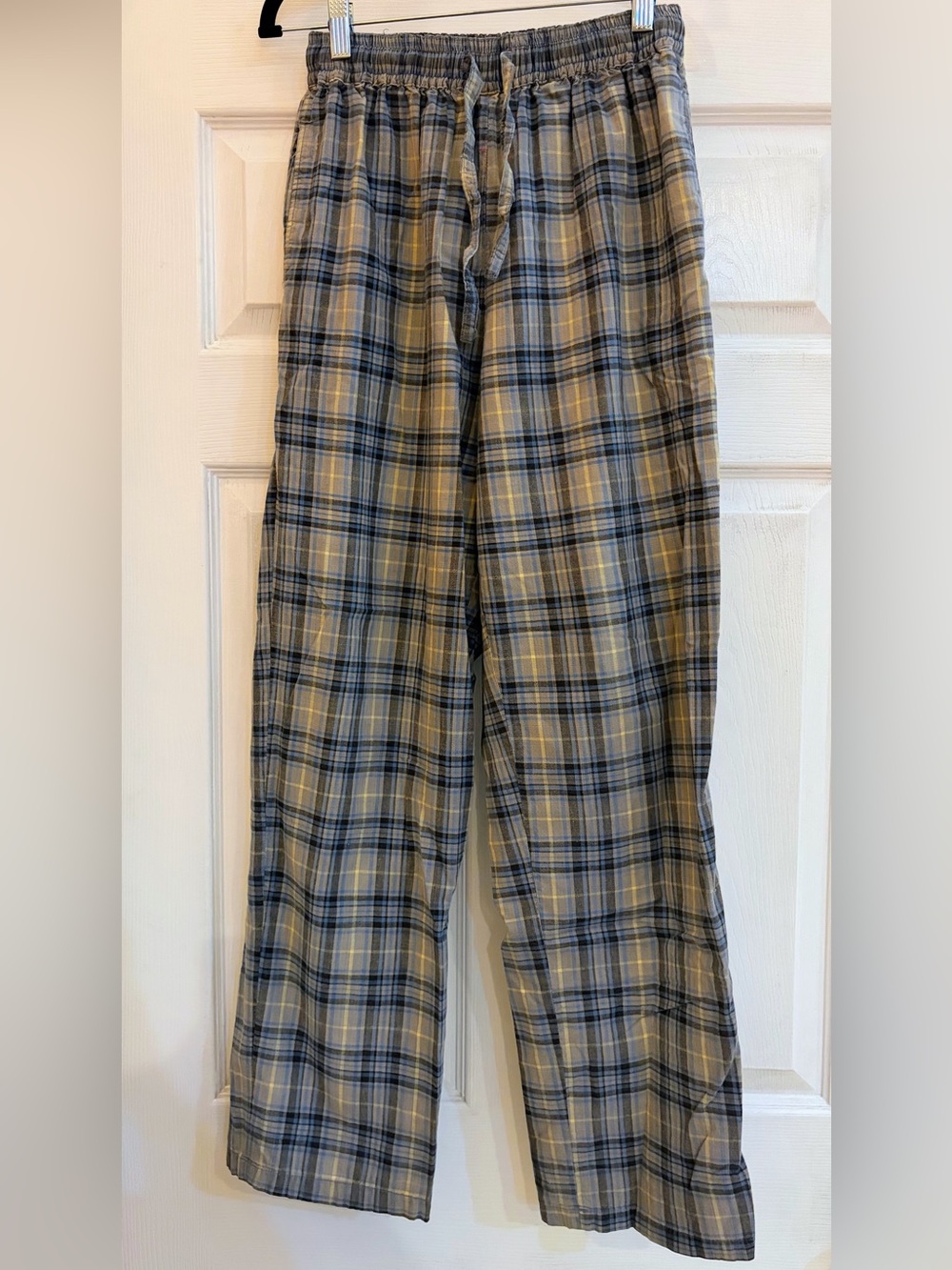 Vintage 90’s Japanese Brand Crazy Doll Plaid High Waist Wide Leg Grunge Pants